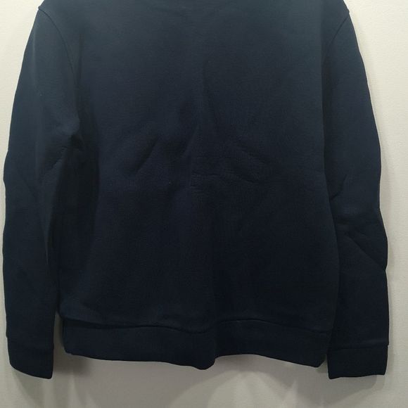 H&M Navy Blue Beaded Longsleeves Crewneck Sweatshirt Women's Size S - Picture 11 of 16